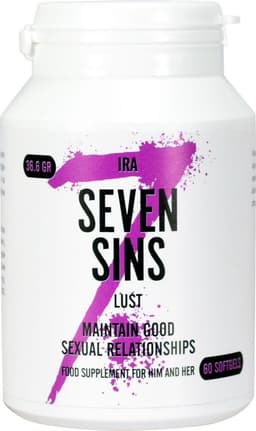 Seven Sins - Lust - Libido verhogen - 60 softgels — thumbnail 4