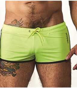 Mister b urban ibiza shorts neon yellow blue xl — thumbnail 1