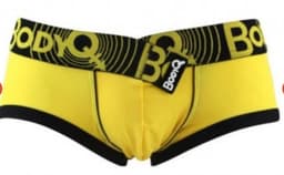 BodyQ Sexy Heren Boxershort – Geel & Zwart – Erotische Herenlingerie – Maat S — thumbnail 1