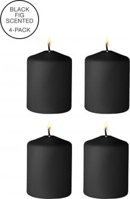 Ouch! by Shots - Tease Candles - Disobedient - 4 Pieces - Black — thumbnail 1