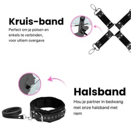 Intenz®- Luxe Bondage Set 11 delig - BDSM extreme - Sex Toys voor Koppels Vastbinden - Sex Box voor Koppels — thumbnail 3