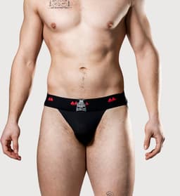 MM Sports The Original Jockstrap 2 inch Reversible Black/Red - MAAT XL - Heren Ondergoed - Jockstrap voor Man - Mannen Jock — thumbnail 7