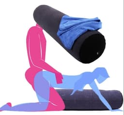 Quick Relief Hot Sofa Official™ - Seksmeubel voor Vrouwen & Mannen - Seksaccessoires - Opblaasbaar seks kussen - met houder voor Masturbator, Dildo of Vibrator - Blauw — thumbnail 16