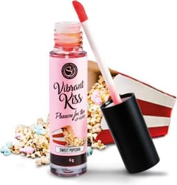 Secret Play Vibrant Kiss - Stimulerend Middel - Lip Gloss - Vibrerend Effect - Popcorn Smaak - 6gr — thumbnail 4