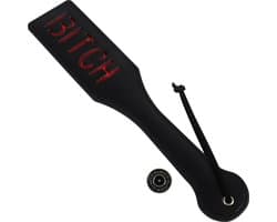 Banoch | Paddle Slap Bitch | Zwart PU Leer | BDSM