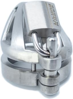 BON4Micro Erotiek BDSM Kuisheid Kuisheidskooien Hoge Kwaliteit zeer kleine Peniskooi Very Small Male Chastity Cage Stainless Steel — thumbnail 3