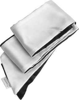 Banoch | Blinddoek Zwart/Wit - zacht 150 cm 8 cm breed — thumbnail 6