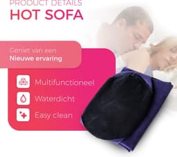 Quick Relief Hot Sofa Official™ - Seksmeubel voor Vrouwen & Mannen - Seksaccessoires - Opblaasbaar seks kussen - met houder voor Masturbator, Dildo of Vibrator - Blauw — thumbnail 5