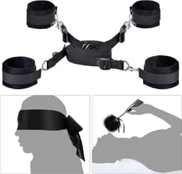 Quick Relief Bed Restraint™ - Bondage set Handboeien en enkelboeien bed - SM Bed Restraint Straps Handboeien - Bondage Sex — thumbnail 8