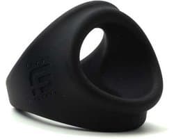 Sport Fucker - Freeballer - Cockring En Ballstretcher - Liquid Siliconen - Zwart