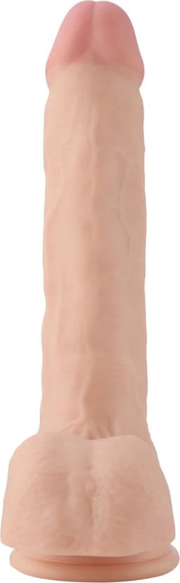 Dildo EZfunLok voor Auxfun Plus Seksmachine Beige 24 cm — thumbnail 7