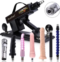 Auxfun® Basic Sexmachine - Pakket Mateo Met Dildo’s en Accessoires — thumbnail 8