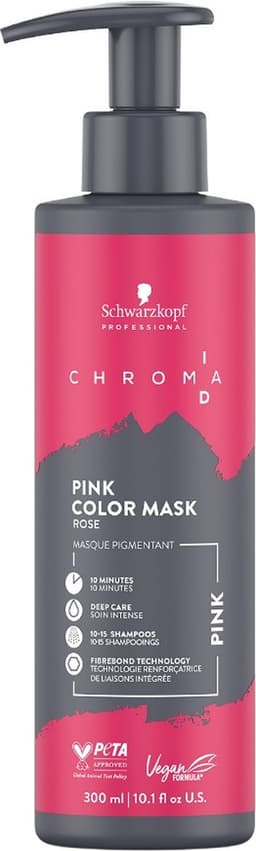 Schwarzkopf - Chroma ID Bonding Pink Color Mask - 300ml — thumbnail 1