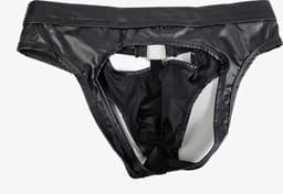 BamBella ® Slip Onderbroek - Maat M - MAT glans - Zwart BDSM kleding erotische heren kleding — thumbnail 8