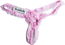 BamBella ® - String Kruisloos - One size - Sexy Roze Erotische onderbroek Heren — thumbnail 4