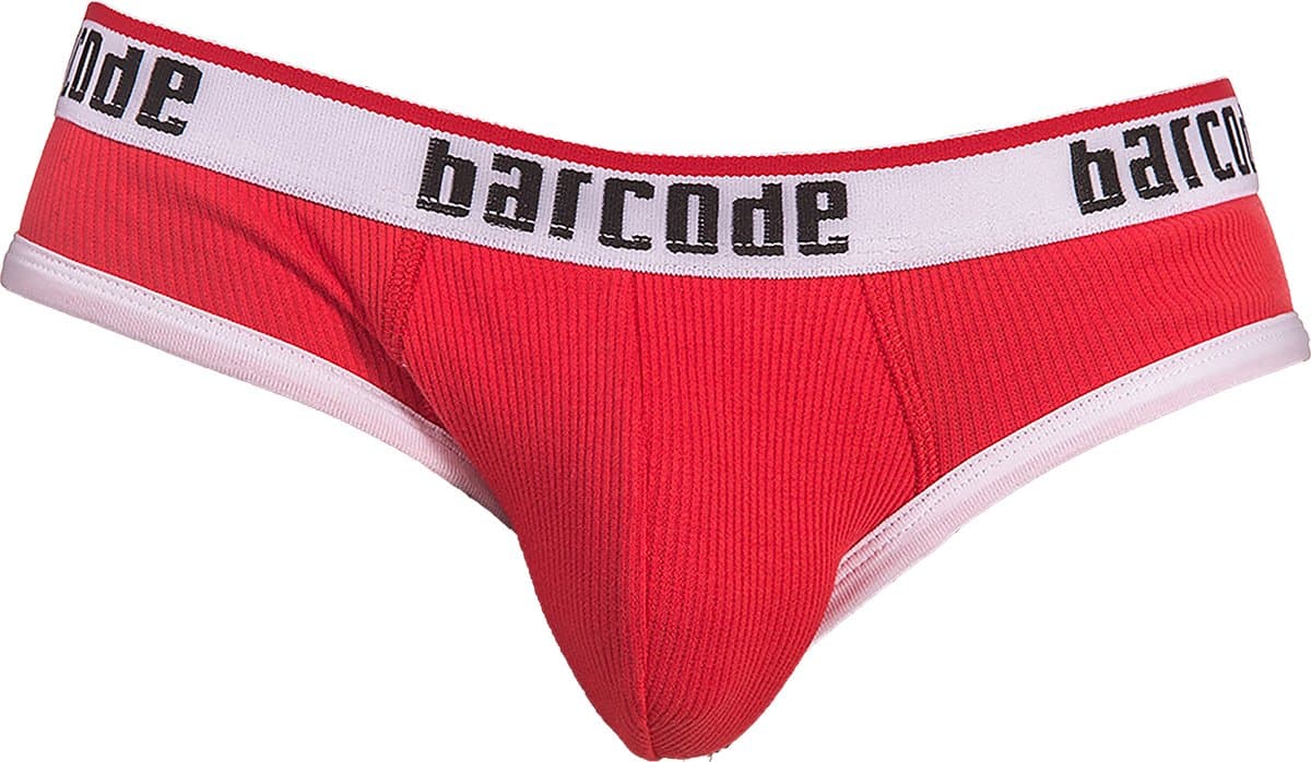 Barcode Berlin Maxime Backless Brief Red - MAAT L - Erotisch Heren Ondergoed - Slip voor Man - Sexy mannen Slip — afbeelding 1