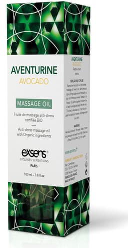 Exsens - Biologische Aventurijn Avocado Sensuele Lichaams- & Massageolie — thumbnail 3