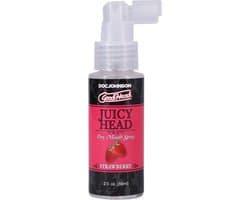 Doc Johnson - Juicy Head - Dry Mouth Spray - Strawberry - 2 fl oz / 60 ml