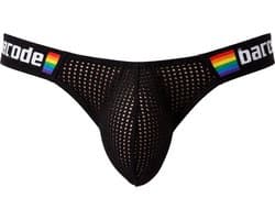 Barcode Berlin Pride Brief Regiro Black - MAAT M - Erotisch Heren Ondergoed - Slip voor Man - Sexy mannen Slip