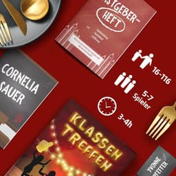 Moordspel - Diner Moordspel - Avondje Uit - Klassereünie Thema - 5-7 Personen - Meerkleurig — thumbnail 5