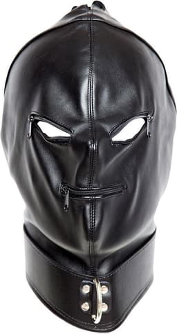 Banoch - Gimp/2 Black - zwart bondage masker van pu leer - bdsm — thumbnail 1