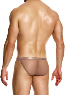 MODUS VIVENDI Mesh Through Tanga Brief Skin - MAAT M - Erotisch Heren Ondergoed - Slip voor Man - Sexy mannen Slip — thumbnail 5