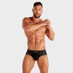 WOH microfiber herenslip personal allure zwart — thumbnail 4
