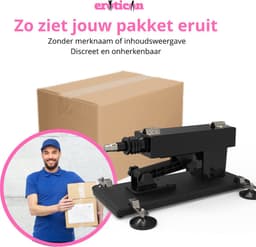 Eden Sex Machine - Pakket met 7 Opzetstukken - Bevat Dildo’s en een Pocket pussy - Neukmachine voor Man en Vrouw - Fucking machine – Discreet Verzonden — thumbnail 5