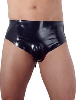 The Latex Collection Latex Slip Met Opblaasbare Buttplug — thumbnail 1