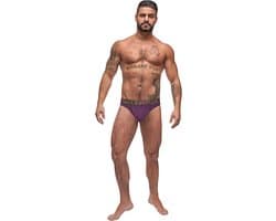 Male Power Avant-Garde - Verstrakkende String eggplant L/X