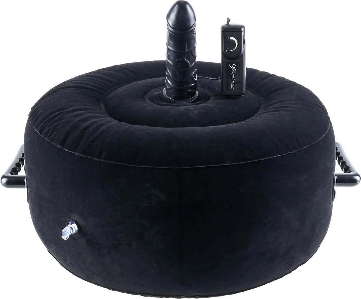 Pipedream Fetish Fantasy Opblaasbaar Inflatable Hot Seat zwart — afbeelding 1