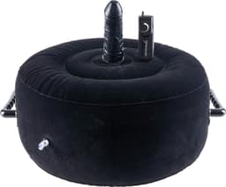 Pipedream Fetish Fantasy Opblaasbaar Inflatable Hot Seat zwart — thumbnail 1