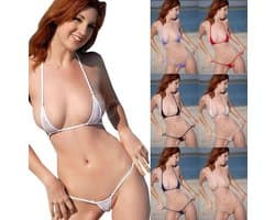 *** Sexy Micro Bikini Set - String - Badpak - Mini - Halter Top - Zomer, Zon en Vakantie - van Heble® ***