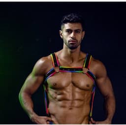 Cut4Men - Fetish Harnas - Tuigje - Neo - Zwart/Multicolour — thumbnail 7