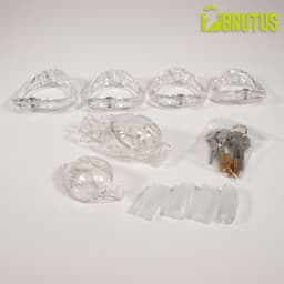 Brutus - Doorman Chastity Cage - Dual-lock systeem - Ergonomisch — thumbnail 2