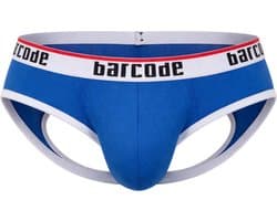 Barcode Berlin Maxime Backless Brief Royal - MAAT L - Erotisch Heren Ondergoed - Slip voor Man - Sexy mannen Slip