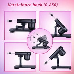 Sex Machine Met 7 Luxe Opzetstukken - Dildo - Neukmachine - Fuck machine Met Afstandsbediening - Compleet Sexmachine Pakket – Inclusief Dildo’s en Anaal Dildo's – Seksmachine Voor Mannen en Vrouwen - Discreet Verzonden — thumbnail 6