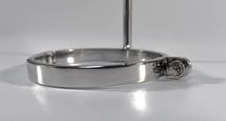 Black Label - Vinger Fixatie Boeien - RVS - Met Swarovski Decoratie - Zilver — thumbnail 2