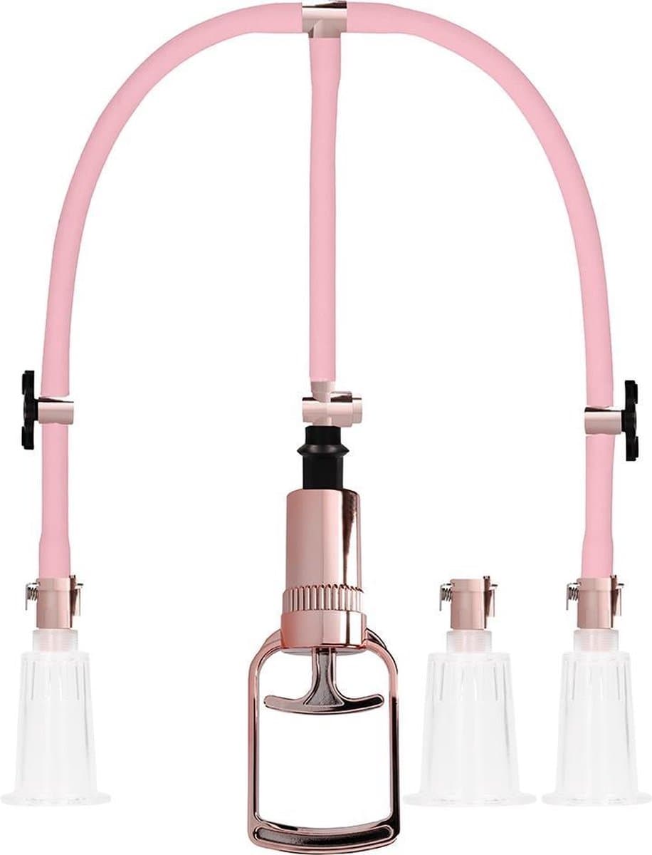 Clitoral & Nipple Pump Set Large - Rose Gold — afbeelding 1