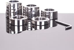 Ballstretcher RVS met groeven scharnierend 14 mm hoog Ø 35 mm — thumbnail 4