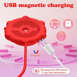 Daity Vibrator tepelklemmen met 9 vibratiestanden, vibratie voor vrouwen, seksspeeltje voor vrouwen met app-bediening, vibratorsets, seksspeeltje voor stellen, extreme seks, SM tepelstimulator — thumbnail 5