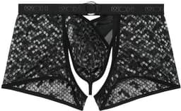 WOH heren microfiber trunk string pure seduction zwart — thumbnail 1