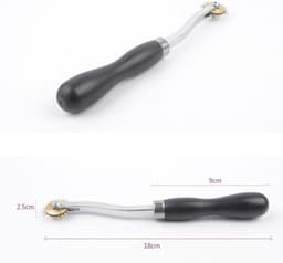 Jumada's - Stimulator tickler Gear wheel Rvs - Erotische bondage - Adult game Sex Toys - Voorspel - Plezier in slaapkamer - massage roller - pinwheel — thumbnail 2