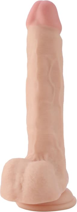 Dildo EZfunLok voor Auxfun Plus Seksmachine Beige 24 cm — thumbnail 13
