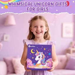 Magische Eenhoorn Cadeauset voor Meisjes van 4 tot 10 Jaar – Drinkflessen, Knuffelkussens en Meer – Perfect voor Verjaardag, Kerst en Speciale Gelegenheden — thumbnail 2