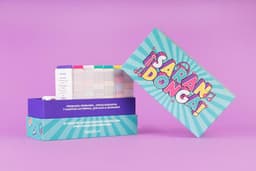 Muziekspel Kaarten - Feestspel Trivia - Groepsactiviteit - 192 Diverse Kaarten - 15x7cm - Groen Blauw — thumbnail 2