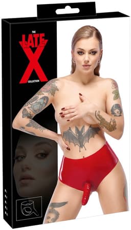 Latex Briefs red S — thumbnail 1