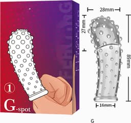 G-Spot Vinger sleeve Siliconen NR1 — thumbnail 5