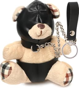 XR Brands AH119 - Hooded Teddy Bear Keychain - Tan — thumbnail 1