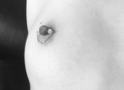 TOUCHEMOI fake tepelpiercing Cassandra Crystal | nikkelvrij tepeljuweel van DQ staal | fake piercings zonder magneten — thumbnail 7